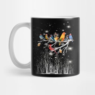 Lovely Birds Christmas Day Costume Gift Mug